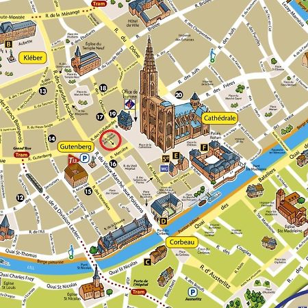 Suite Privative 43M2 - Les Tailleurs A 120M De La Cathedrale Strasbourg Exteriör bild